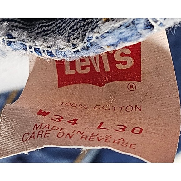 1981 Levis 517 Saddleman Bootcut Orange Tab Jeans 0217 Rigid Preshrunk 33x30 USA - Picture 11 of 16